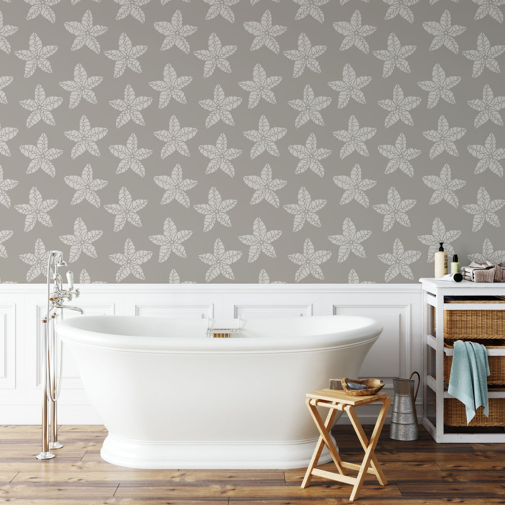 Star Wallpaper Wall Stencil, 2694 by Designer Stencils, Pattern Stencils, Reusable Stencils for Painting, Safe & Reusable Template for Wall Decor