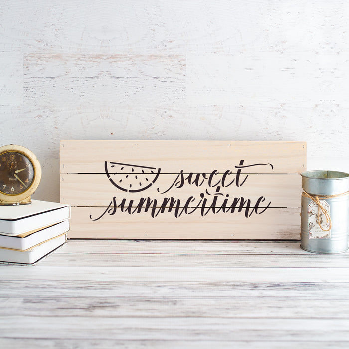 Sweet Summertime Stencil