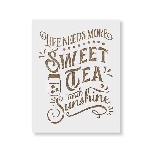 Sweet Tea Stencil