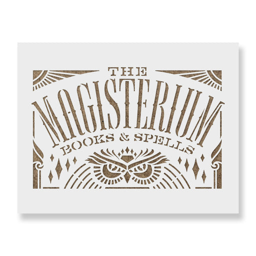 The Magisterium Books And Spells Stencil