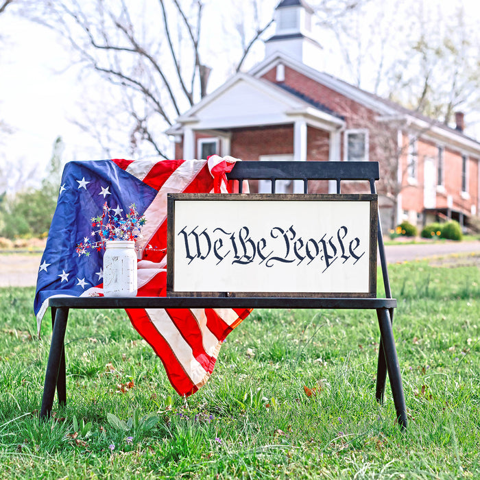 We The People Stencil