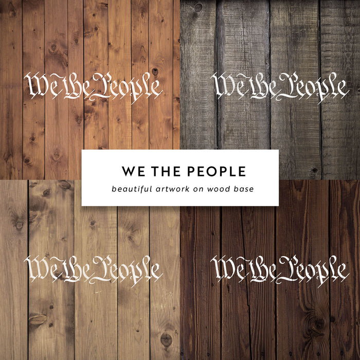 We The People Stencil