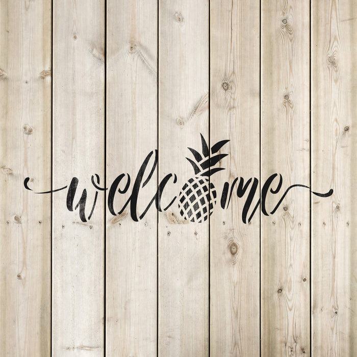 Welcome Pineapple Stencil
