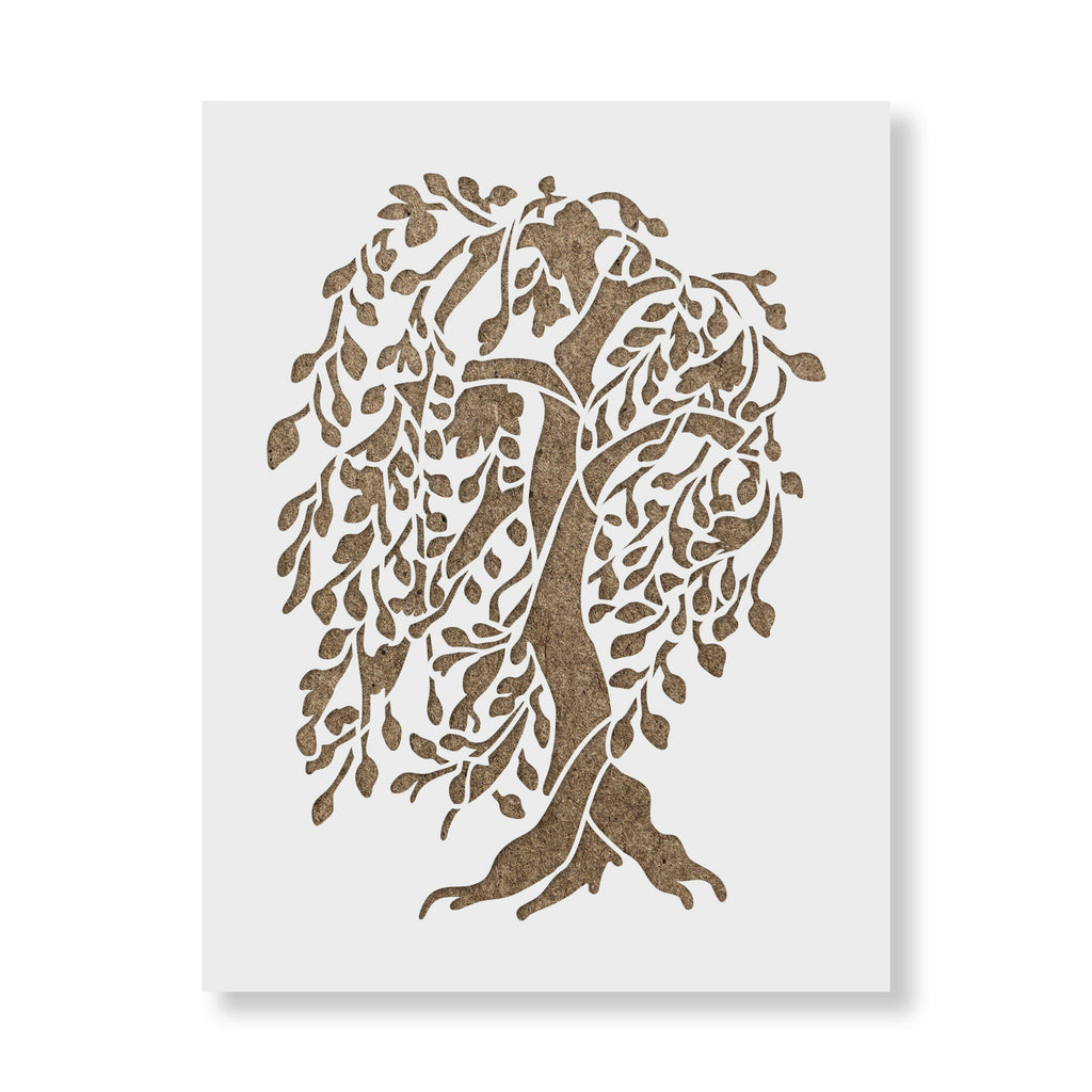 Tall Fir Tree Stencils - Stencil Revolution