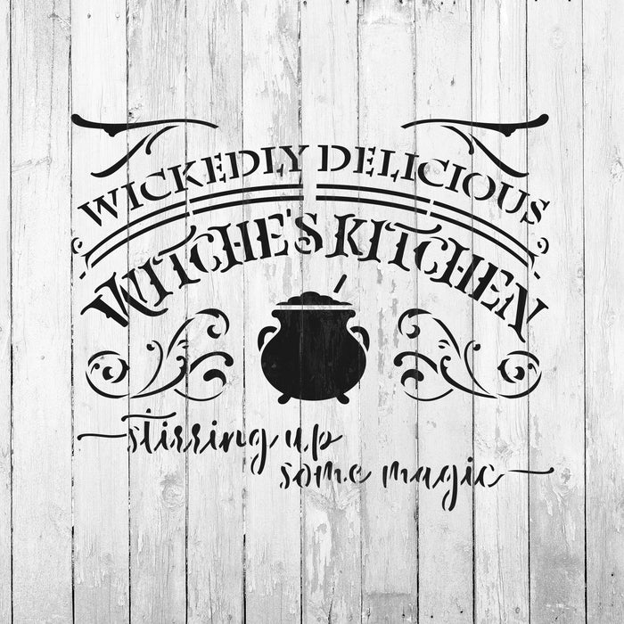 Witches Kitchen Stencil