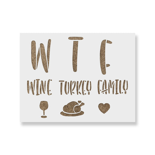 WTF Thanksgiving Stencil