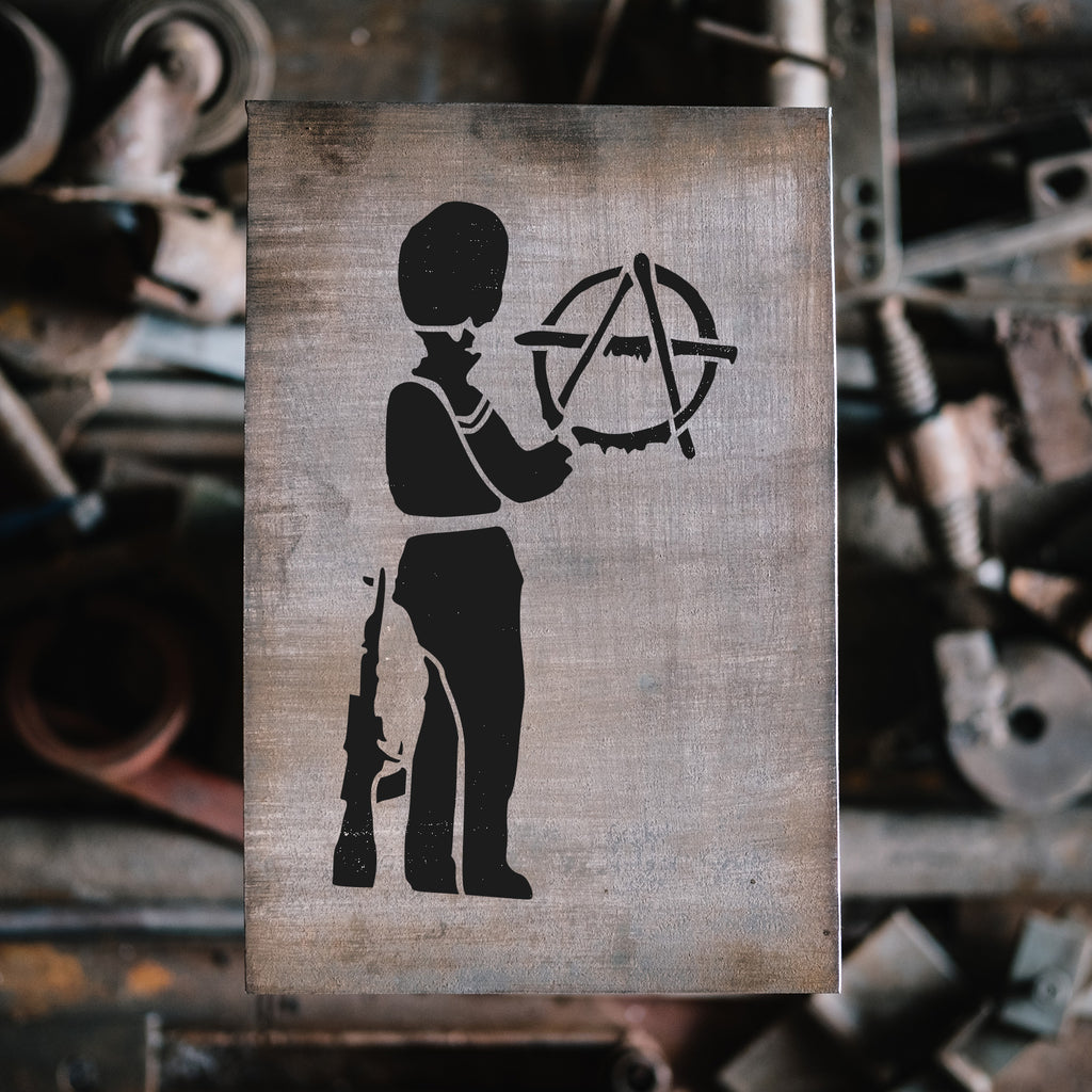Anarchy Banksy Stencils Stencil Revolution
