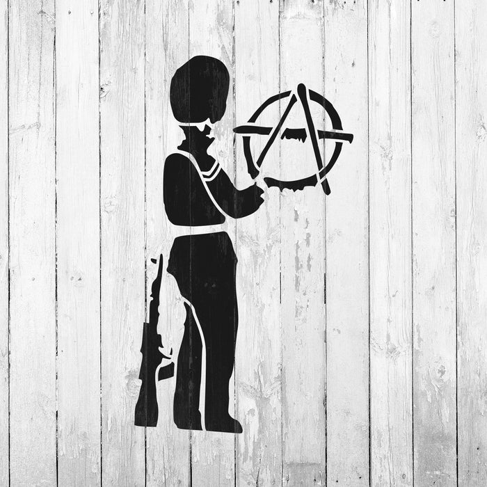 Anarchy Banksy Stencils Stencil Revolution