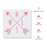 Arrow Compass Stencil