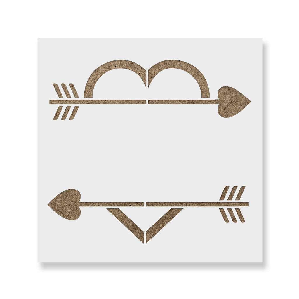 Arrow Heart Stencils - Stencil Revolution