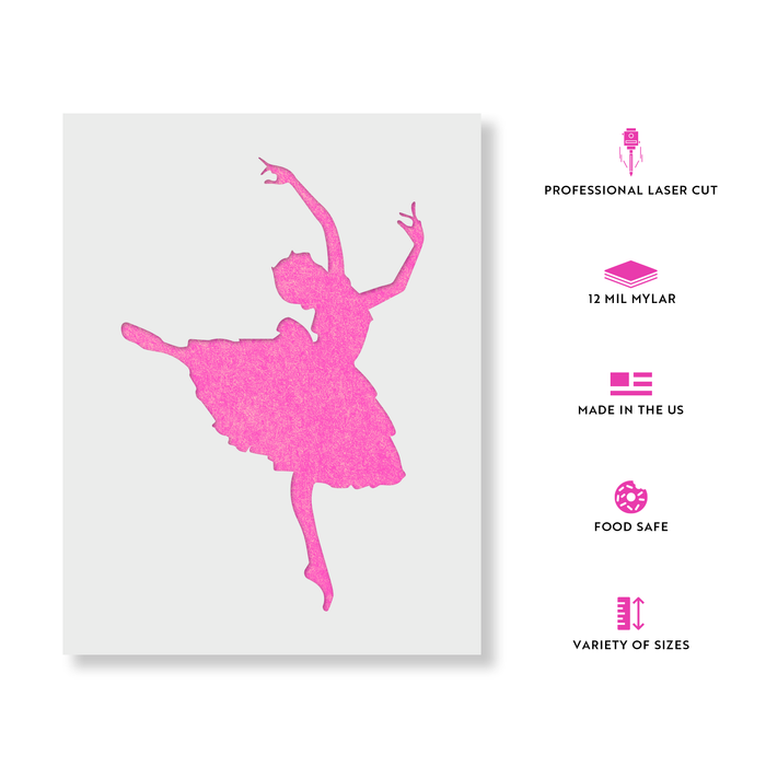 Ballerina Stencil