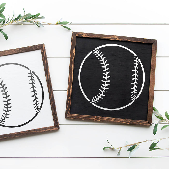Baseball Stencil