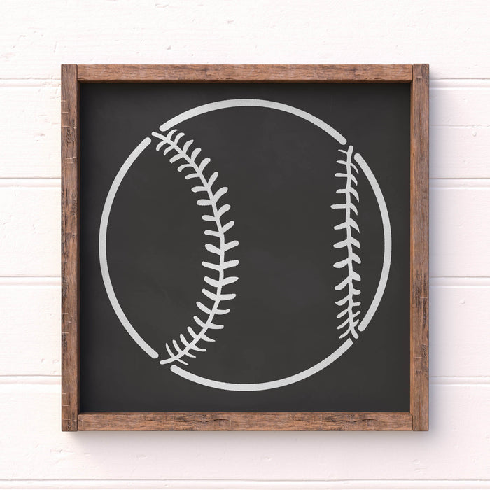 Baseball Stencil