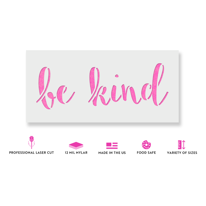 Be Kind Stencil