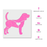 Beagle Heart Stencil