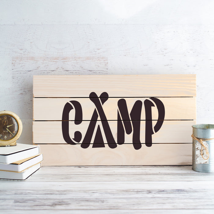 Camp Stencil