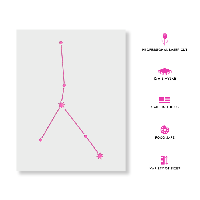 Cancer Constellation Stencil