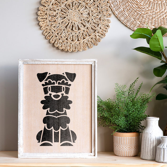 Cartoon Scottish Terrier Stencil