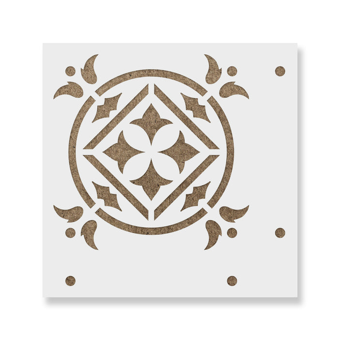 Caspian Tile Stencil