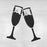 Champagne Glasses Stencil
