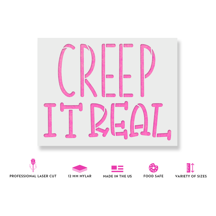 Creep It Real Stencil