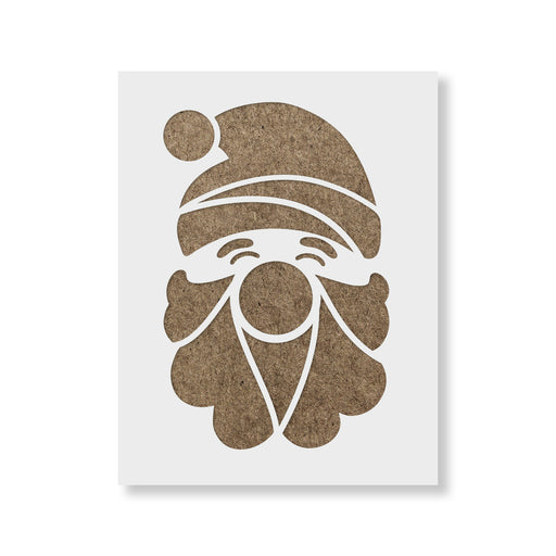 Cute Santa Face Stencil