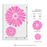 Daisy Floral Pattern Wall Stencil