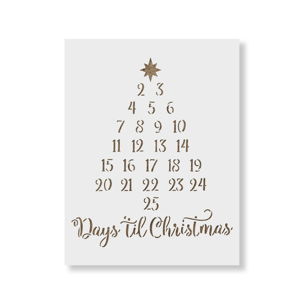 Days Till Christmas Tree Stencils - Stencil Revolution days-till-christmas-tree-stencils-stencil-revolution
