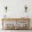 Diagonal Herringbone Tile Pattern Wall Stencil