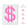 Dollar Sign Stencils - Stencil Revolution