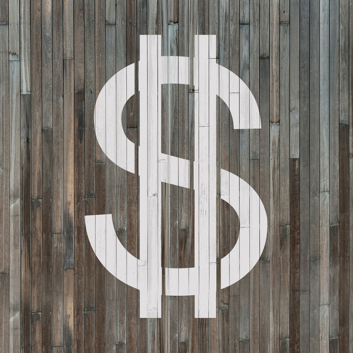 Dollar Sign Stencils - Stencil Revolution
