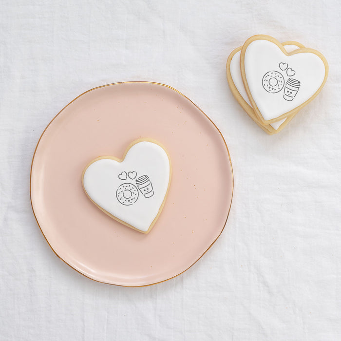 Donut And Coffee Cookie Stencil