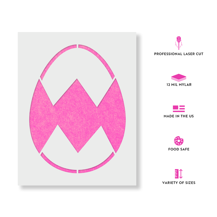 Easter Egg Diamond Stencil