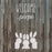 Easter Welcome Peeps Stencil