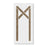 Elder Futhark Mannaz Rune Stencil