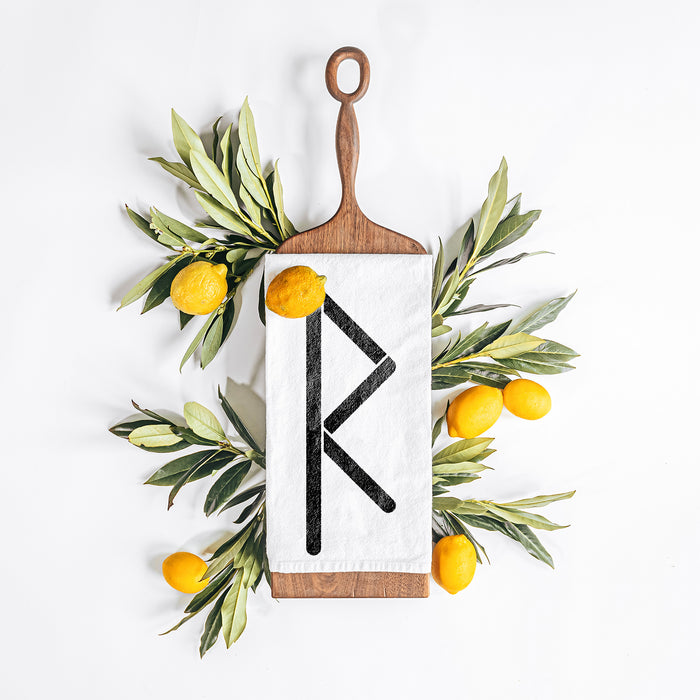 Elder Futhark Raidho Rune Stencil