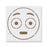 Emoji Flushed Stencil