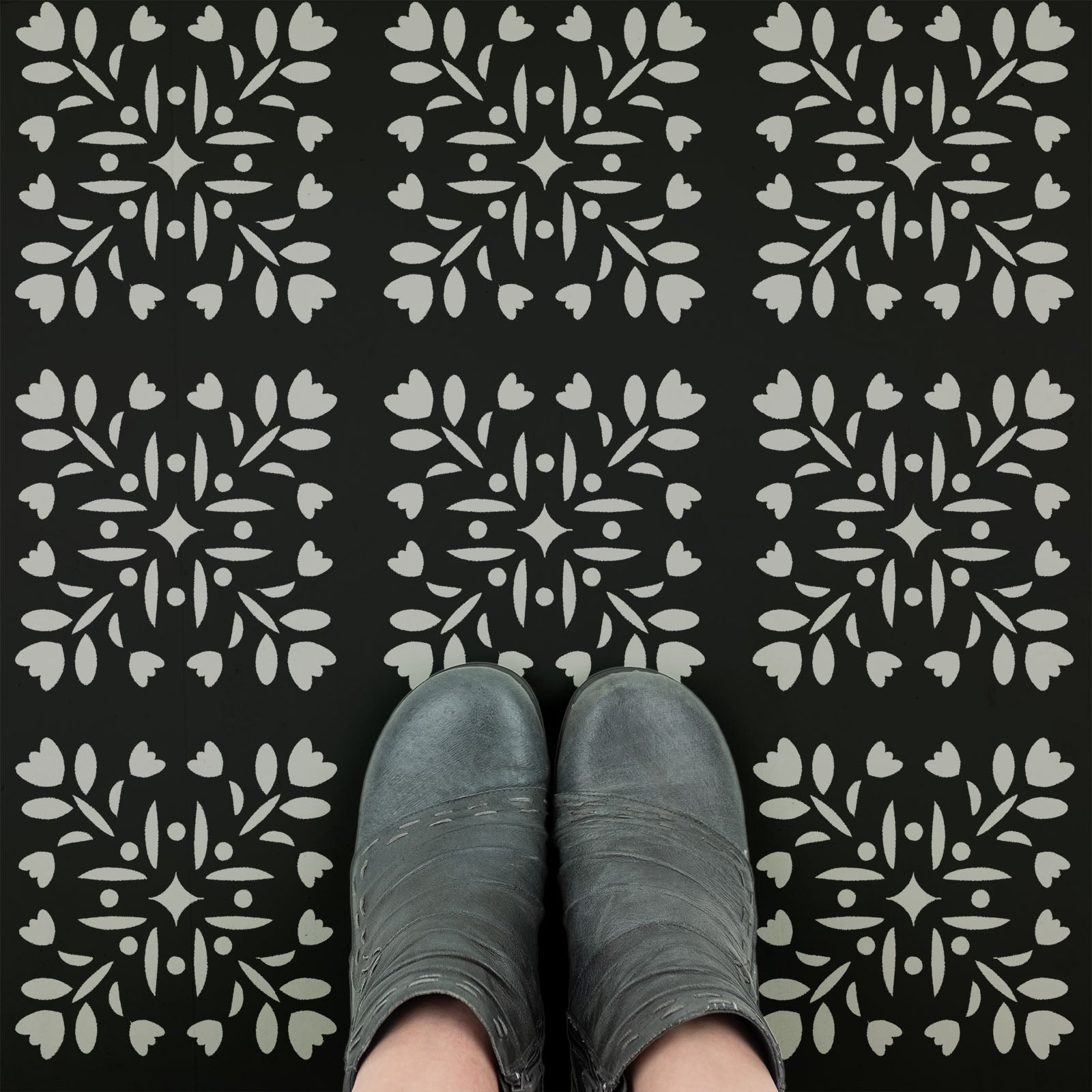 Simple Floor Tile Stencils - Large Tile Stencils For Painting
