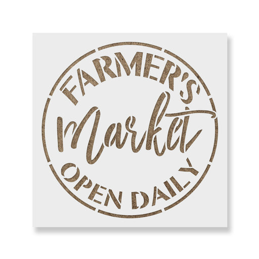 Farmers Market Stencil