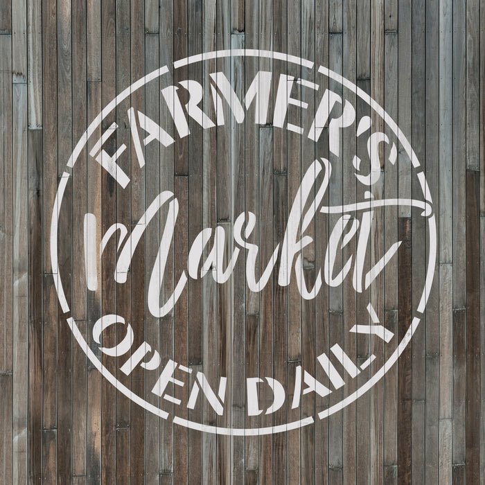 Farmers Market Stencils - Stencil Revolution