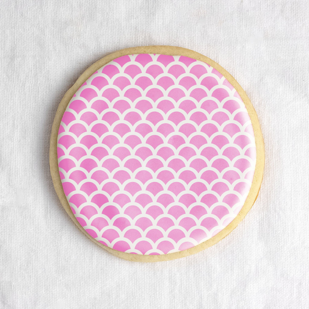 Fish Scale Cookie Stencils - Stencil Revolution
