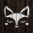 Fox Face Stencil