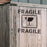 Fragile Glass Symbol Stencil