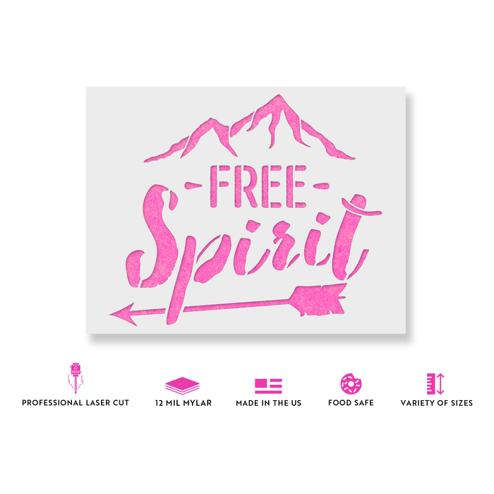 Free Spirit Stencil