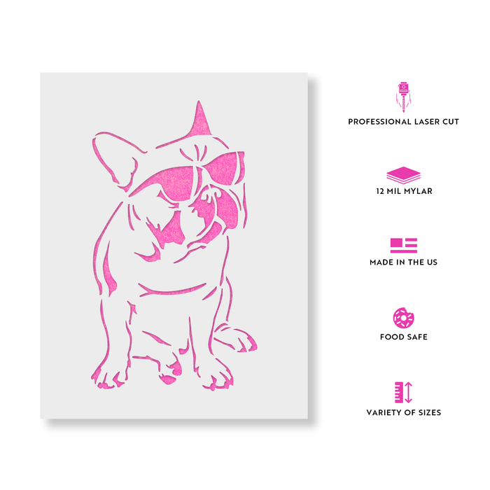 French Bulldog Stencil Love Frenchies? This is the perfect stenci!