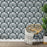 Geometric Sun Burst Pattern Wall Stencil