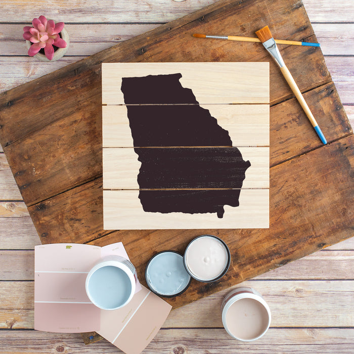 Georgia State Stencil