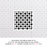 Glabra Tile Stencil