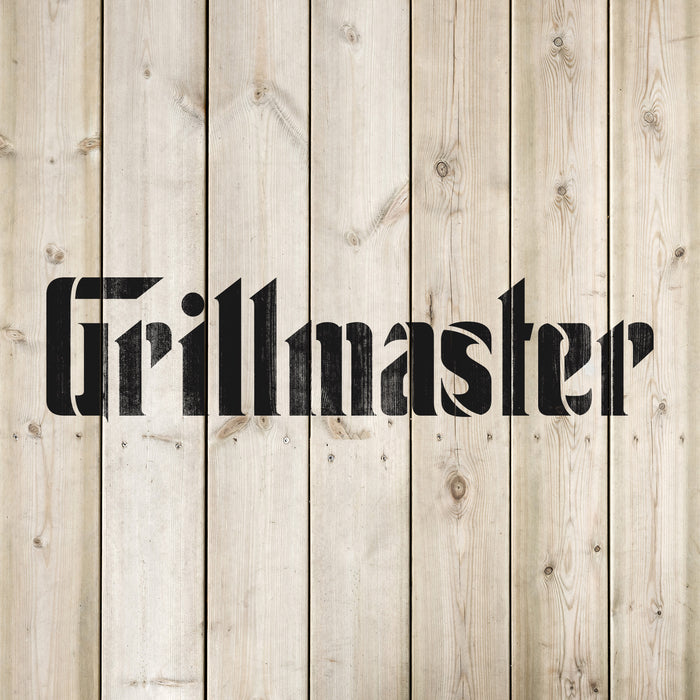 Grillmaster Barbecue Stencils Stencil Revolution