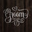 Groom Wedding Label Stencil